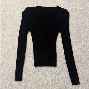 SHEIN - Elegant Black Sweater - Small